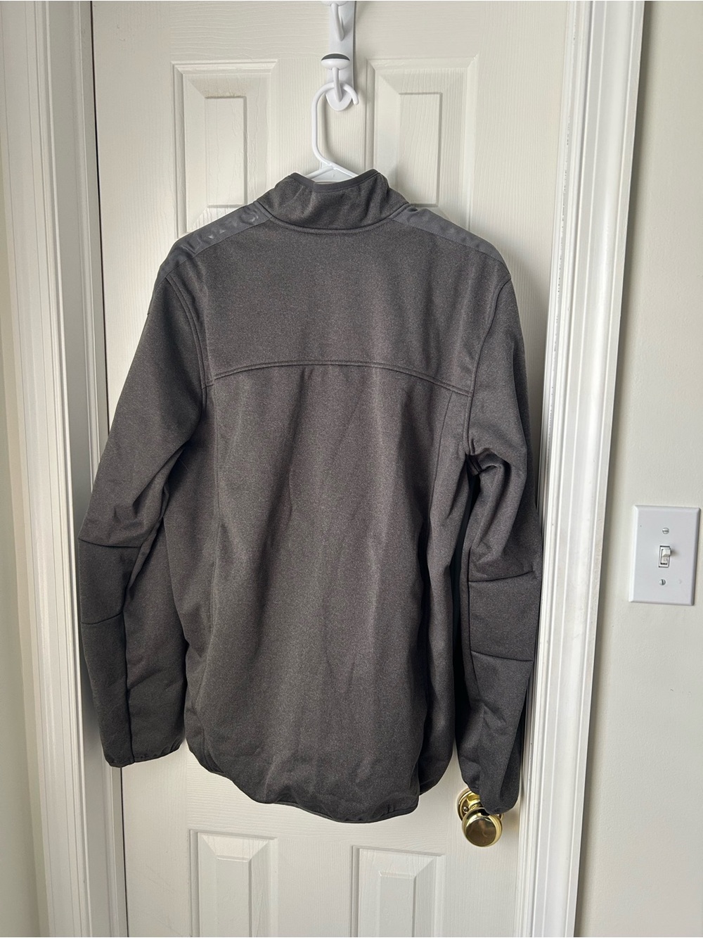 CCM Hockey Grey Softshell Zip-Up Jacket - Picture 2 of 2